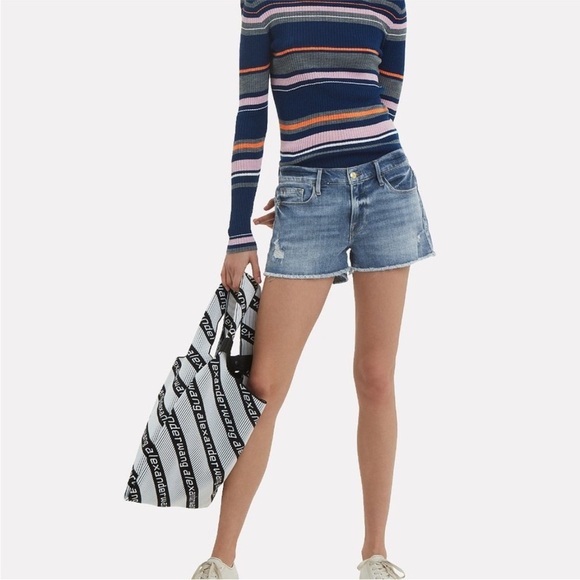 Frame Denim Le Cutoff Shorts in Albion Valley - Picture 1 of 9